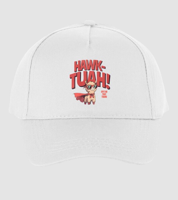 hawk tuah llama spit on that thang model alb pe tricou