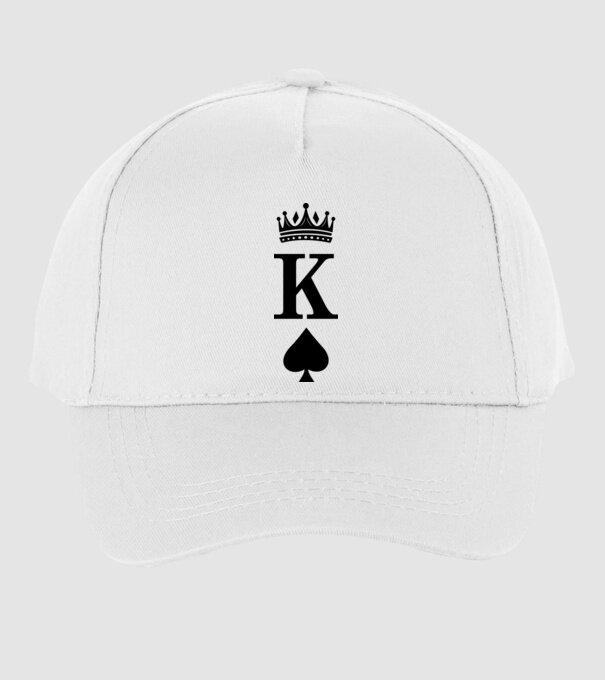 King model alb pe tricou