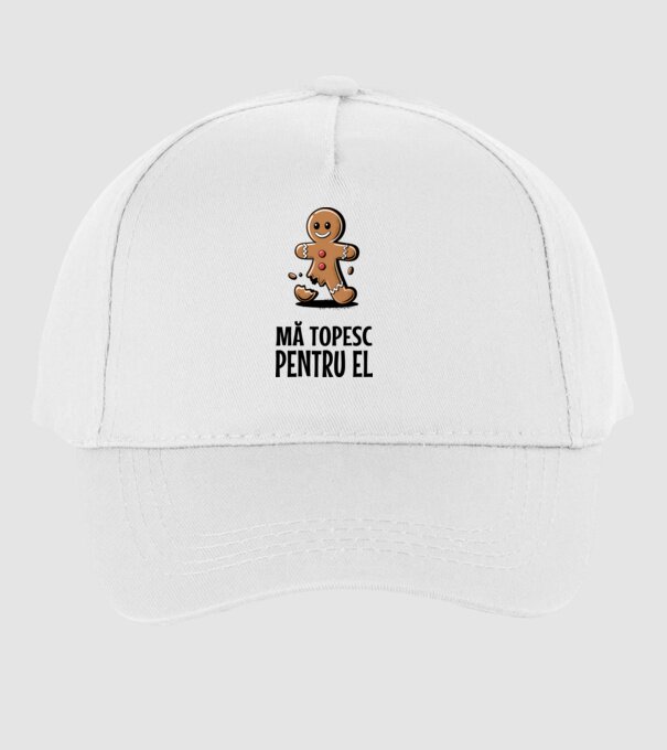 Mă topesc pentru el alb model alb pe tricou
