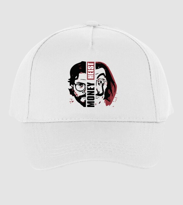 money heist professor model alb pe tricou