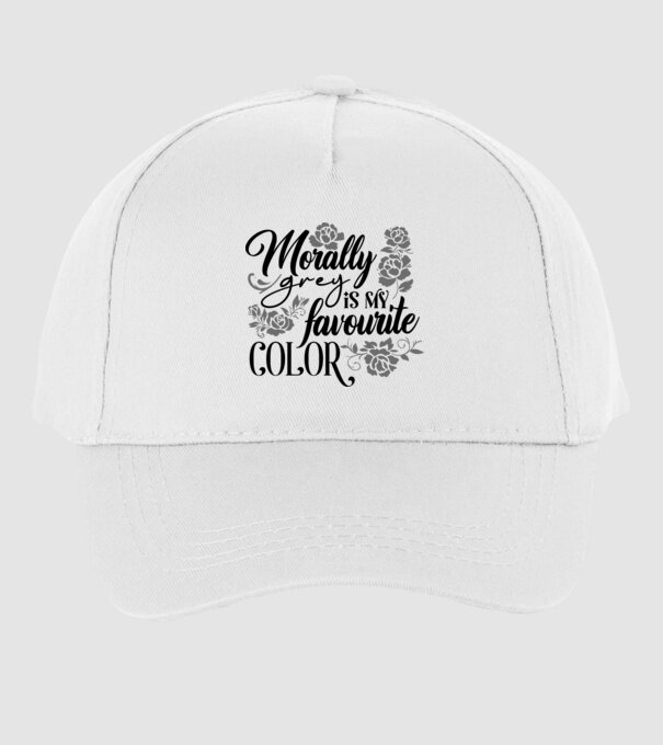 Moraly Gray is my favorite color model alb pe tricou
