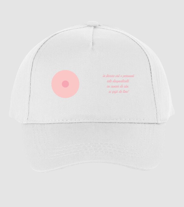 în fiecare oră o persoană este diagnosticată cu cancer de sân. ai grijă de tine! model alb pe tricou