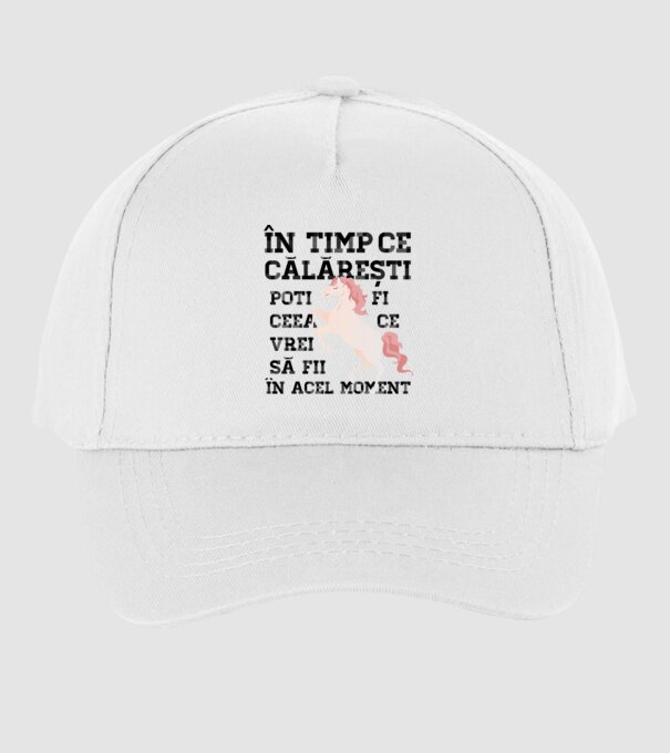 în timp ce călărești poți fi ceea ce vrei să fii - în acel moment model alb pe tricou
