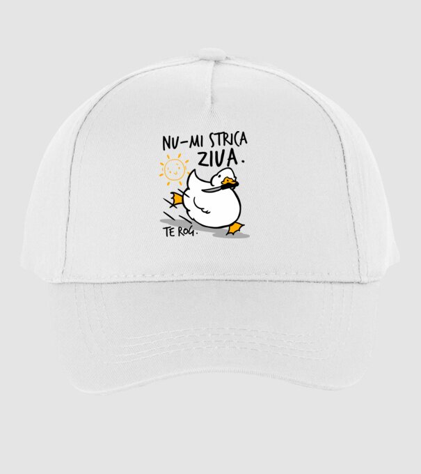 Nu-mi strica ziua. model alb pe tricou