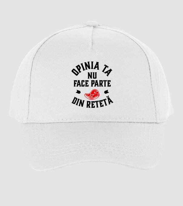 Opinia ta nu face parte din rețetă model alb pe tricou
