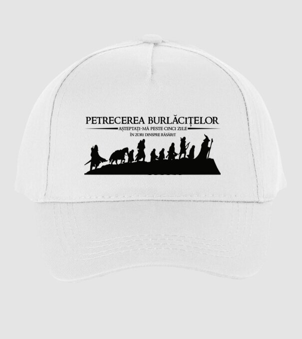 petrecerea burlăcițelor - așteptați-mă peste cinci zile - în zori dinspre răsărit model alb pe tricou