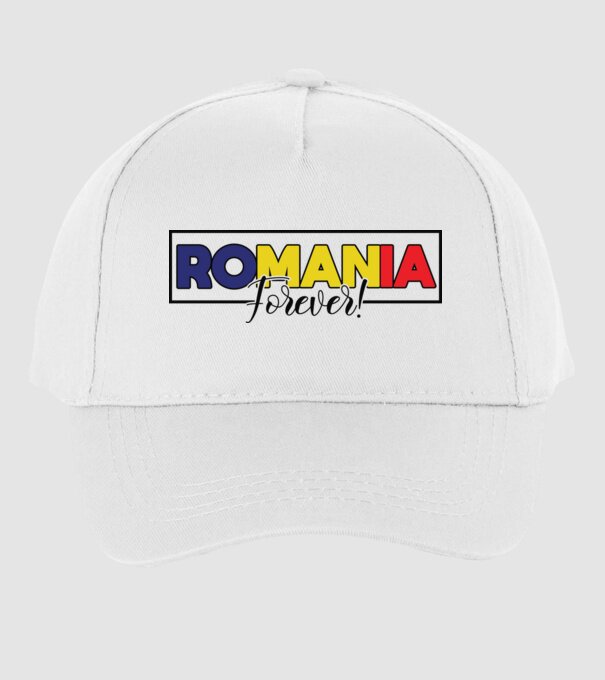 Romania forever model alb pe tricou