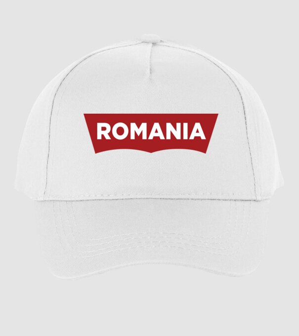 România levis model alb pe tricou