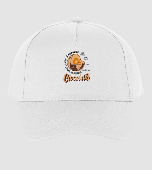 să salvăm Pământul! acesta este singurul loc unde există ciocolată - alune prăjite, caramel lipicios, nuga, ciocolată cu lapte model alb pe tricou