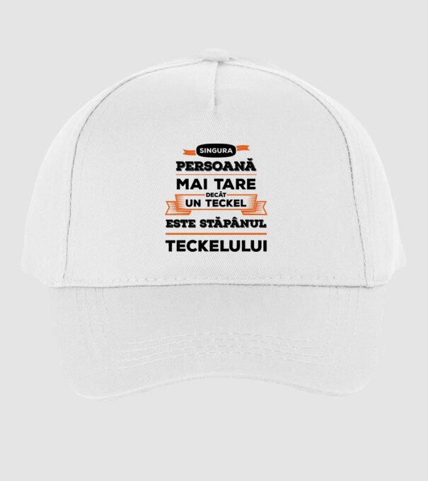 singura persoană mai tare decât un Teckel este stăpânul Teckelului model alb pe tricou