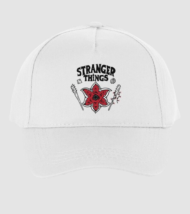 stranger things demogorgon head2 model alb pe tricou