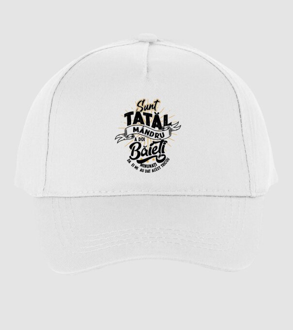 Sunt tatăl mândru a doi băieți minunați - da, ei mi-au dat acest tricou model alb pe tricou