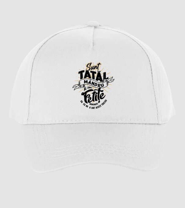 Sunt tatăl mândru al unei fetițe minunate - da, ea mi-a dat acest tricou model alb pe tricou