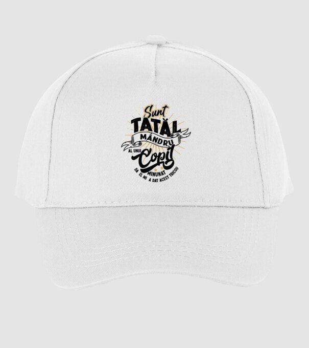 Sunt tatăl mândru al unui copil minunat - da, el mi-a dat acest tricou model alb pe tricou
