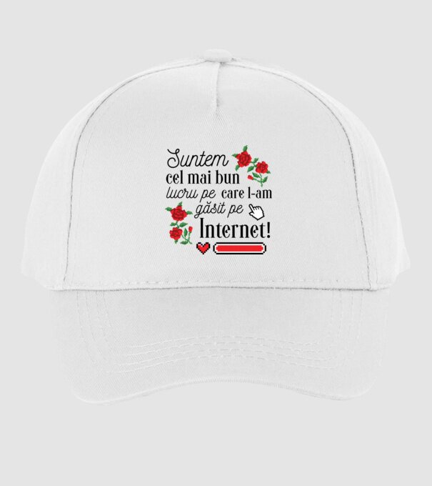 Suntem cel mai bun lucru pe care l-am găsit pe internet model alb pe tricou