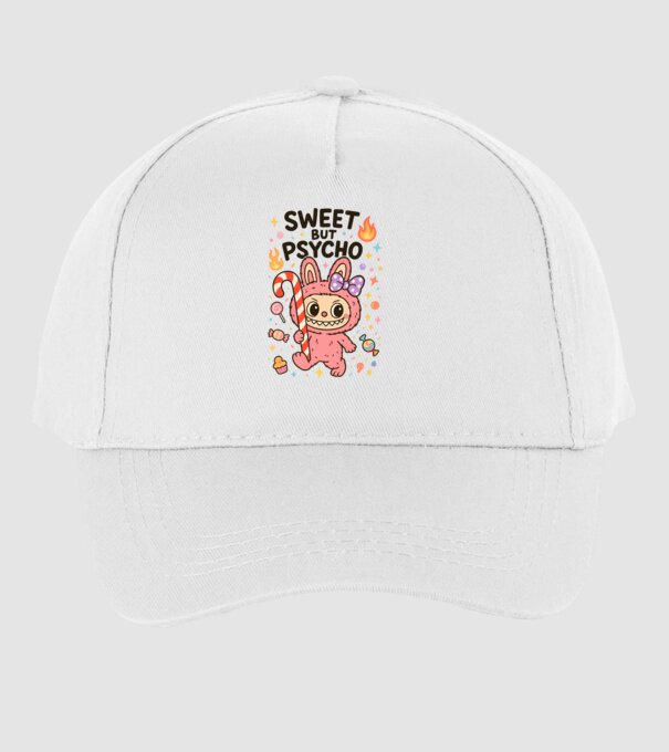 Sweet but psycho model alb pe tricou