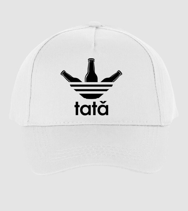 Tatadidas model alb pe tricou