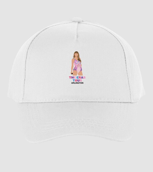 Taylor Swift The Eras Tour Arlington 4 model alb pe tricou