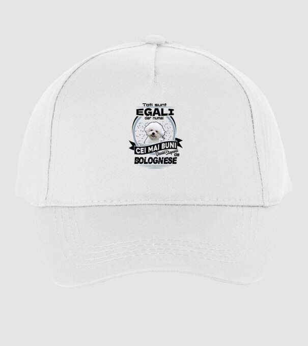 Toți sunt egali, dar numai cei mai buni devin stăpâni de bolognese model alb pe tricou