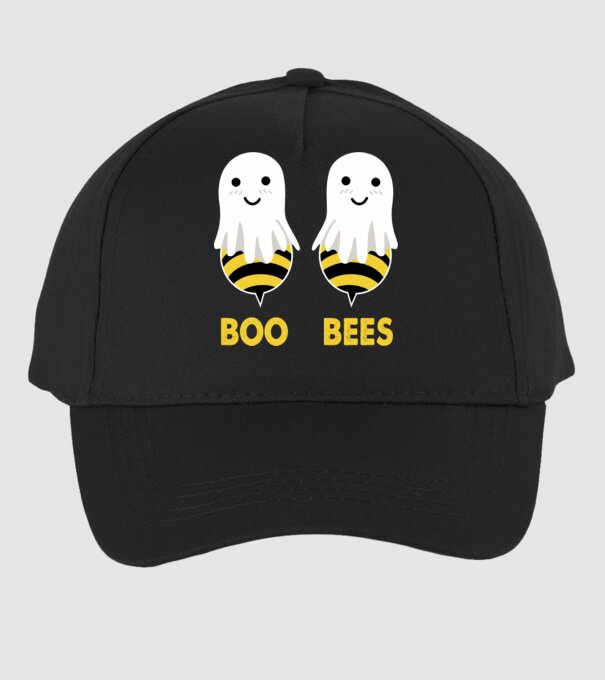 Boo bees model negru pe tricou