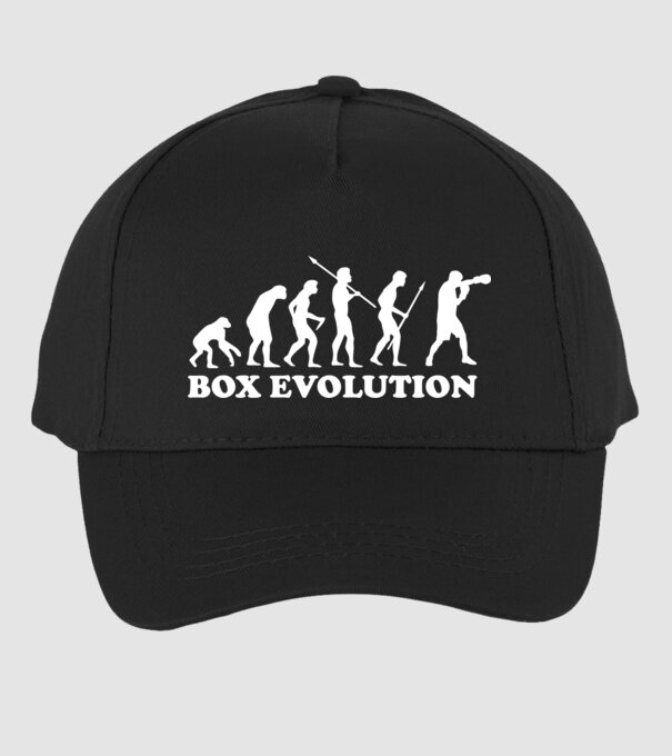 Box evolution model negru pe tricou