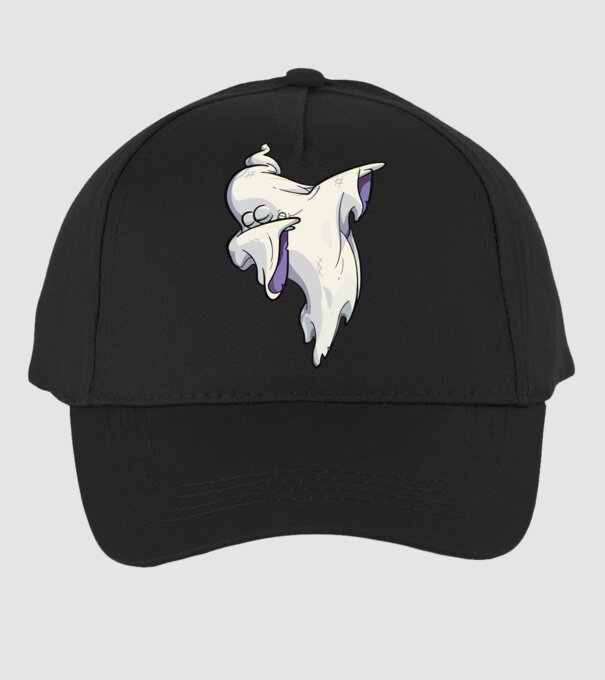 Dab ghost model negru pe tricou
