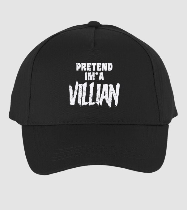 Villian carnaval model negru pe tricou