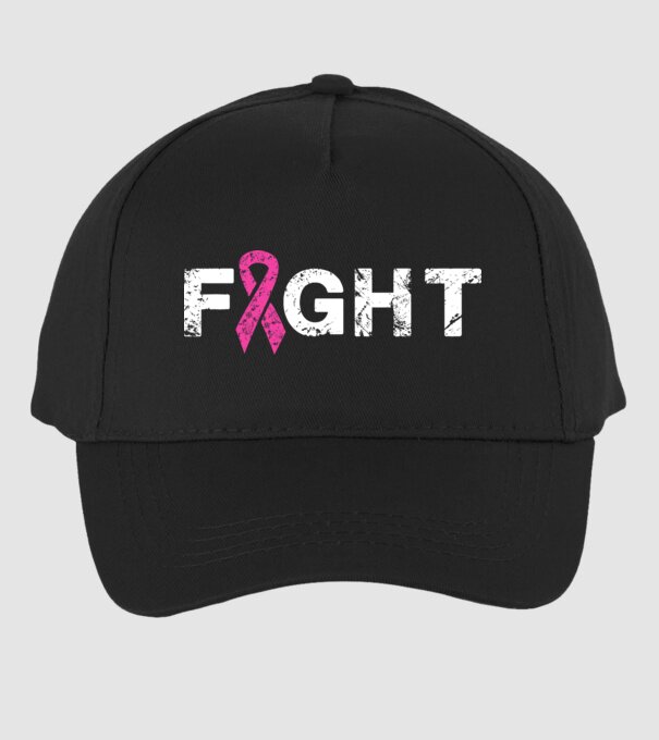 Fight model negru pe tricou