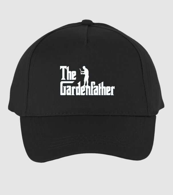 The Gardenfather model negru pe tricou