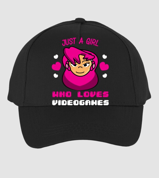 Girl Gamer model negru pe tricou