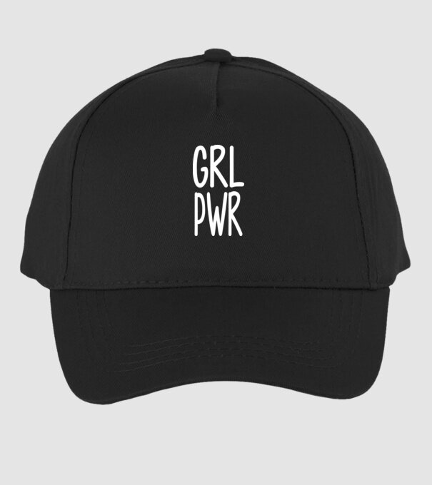Girl Power model negru pe tricou