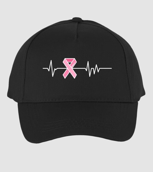 Heartbeat faith model negru pe tricou