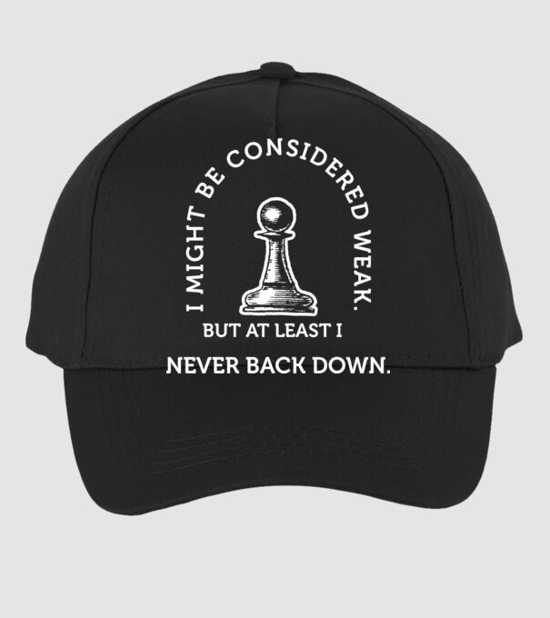 I might be considered weak drk model negru pe tricou