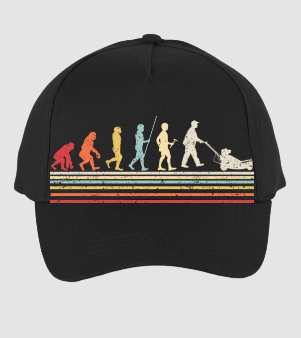 Evoluție Grădinar model negru pe tricou