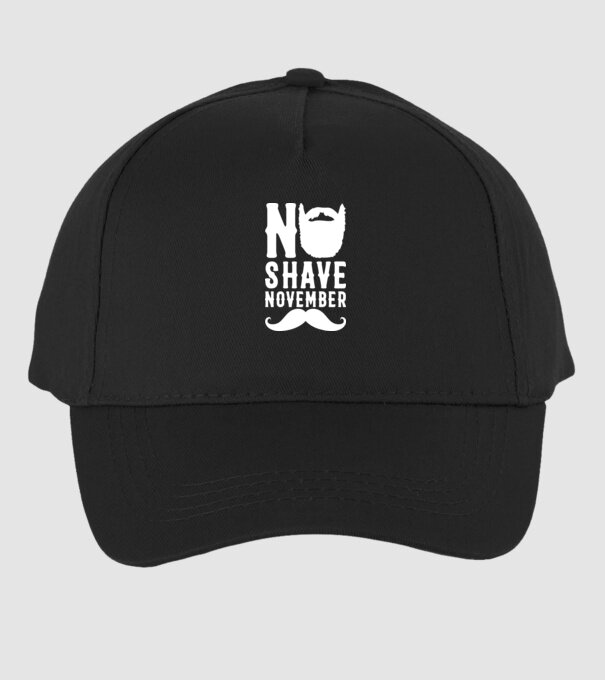 No shave november model negru pe tricou