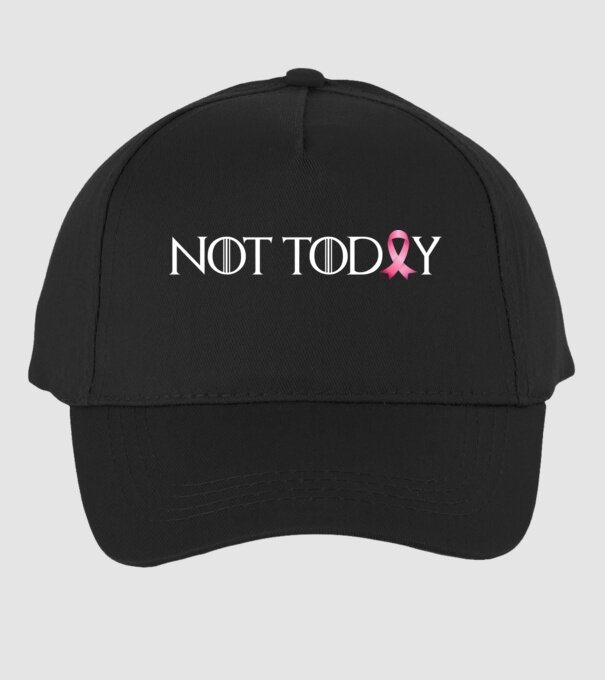 Not today model negru pe tricou