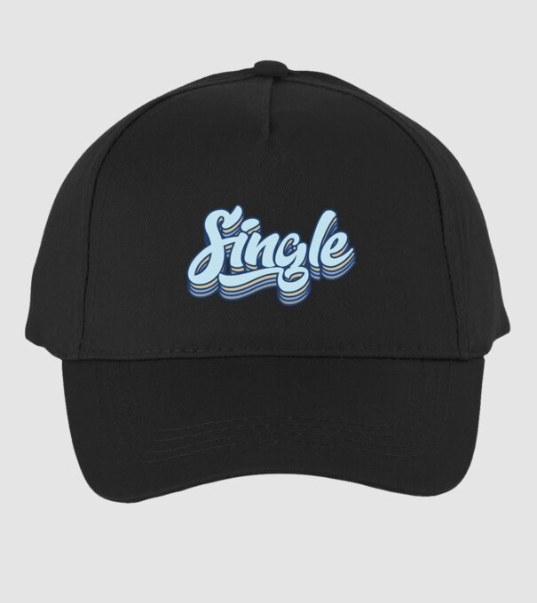 Retro single model negru pe tricou