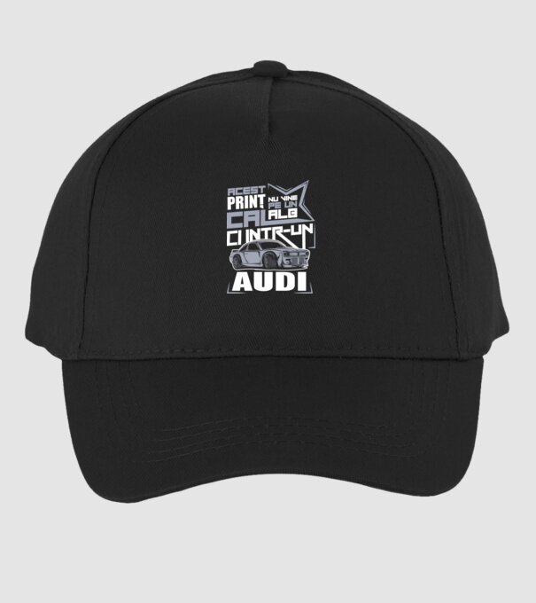 Acest prinț nu vine pe un cal alb, ci într-un Audi model negru pe tricou