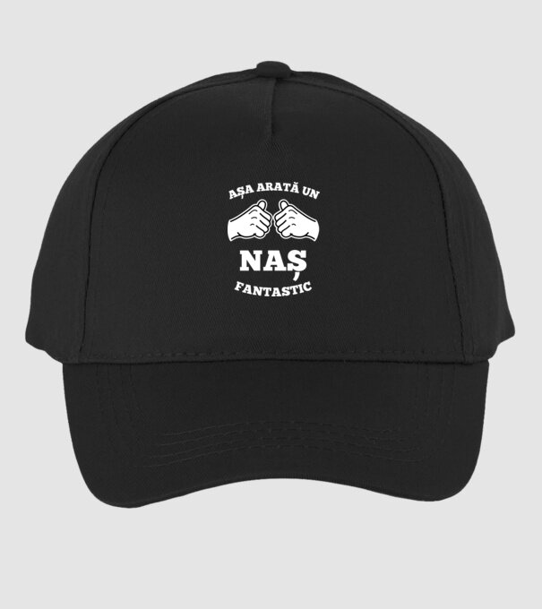 Așa arată un naș fantastic model negru pe tricou