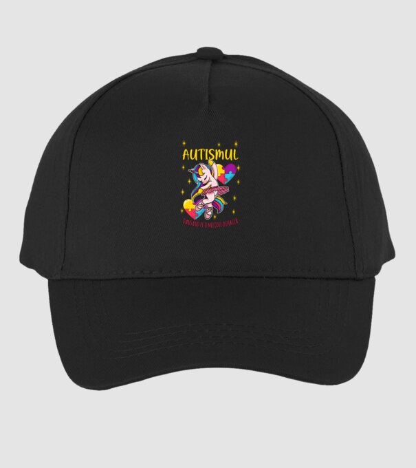 Autismul, dansând pe o melodie diferită model negru pe tricou