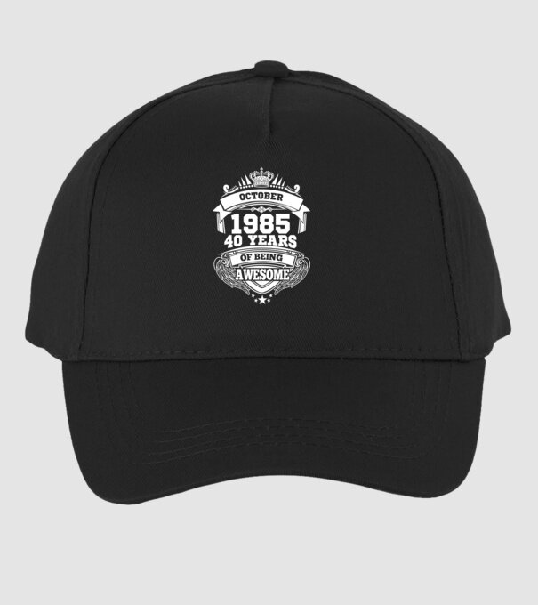 Awesome being of october 1985 model negru pe tricou