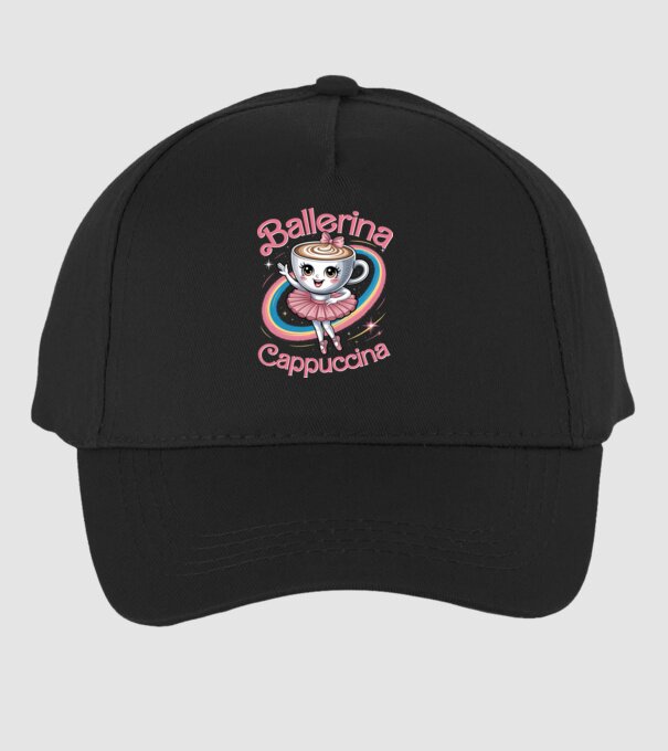 Ballerina Cappuccina model negru pe tricou