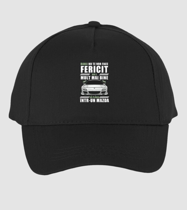 banii nu te vor face fericit, dar e mult mai bine să plângi într-un Mazda model negru pe tricou