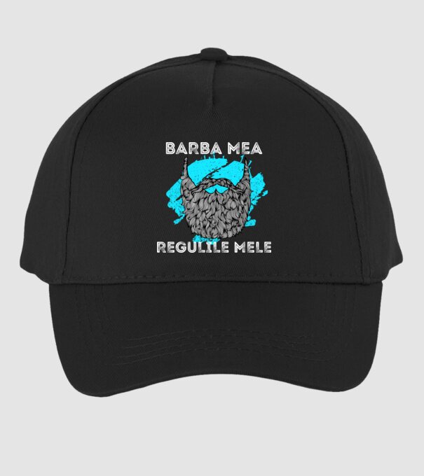 barba mea - regulile mele model negru pe tricou