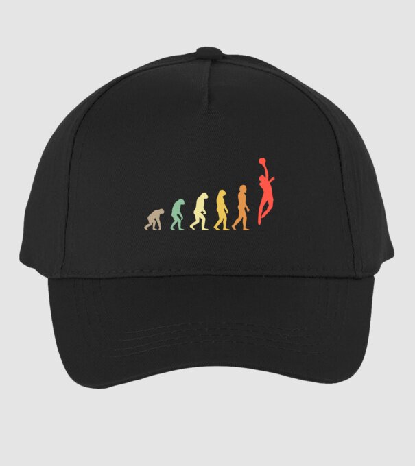 Basketball evolution model negru pe tricou