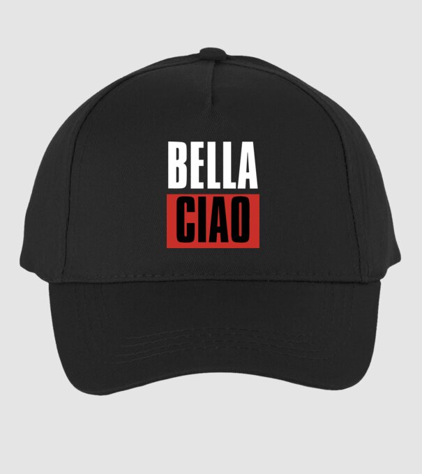 bella ciao model negru pe tricou
