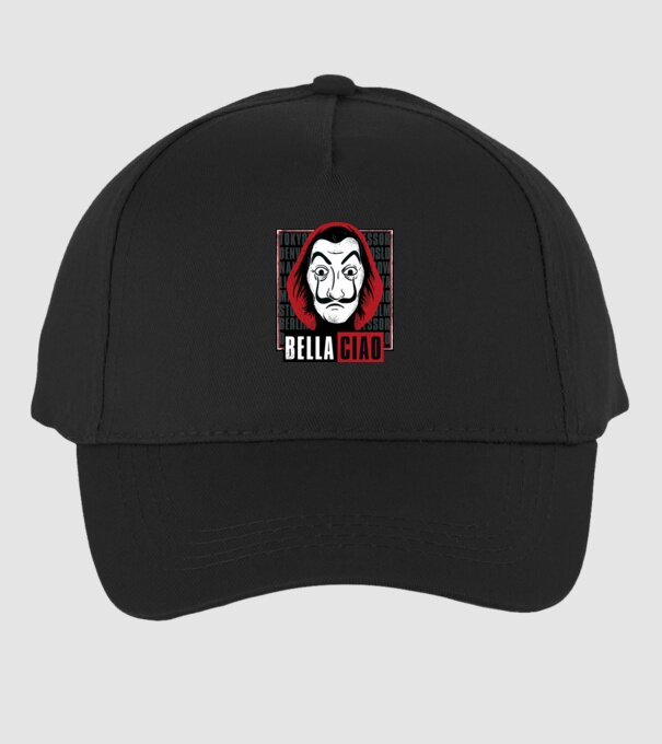 bella ciao dali model negru pe tricou