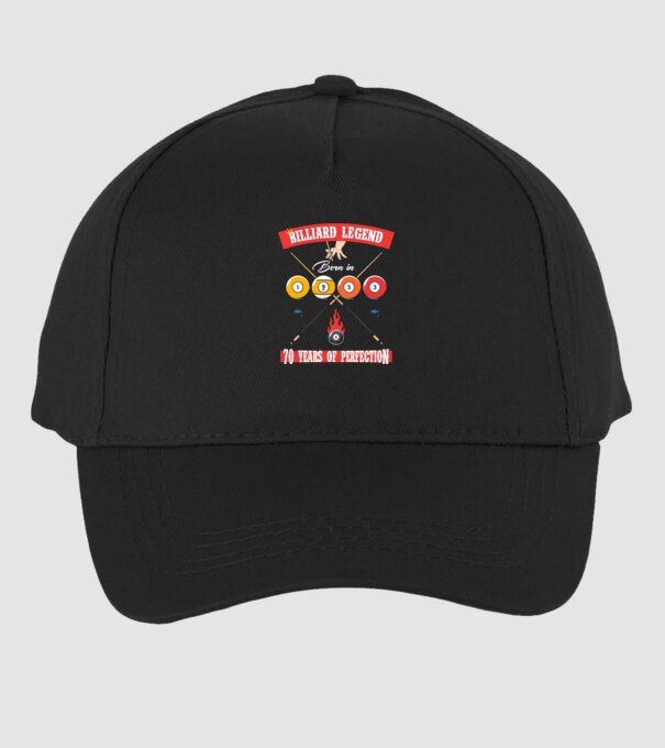 Billiard legend born in 1953 model negru pe tricou