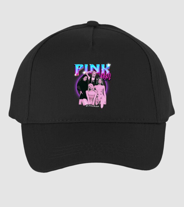 BLACKPINK pink venom model negru pe tricou