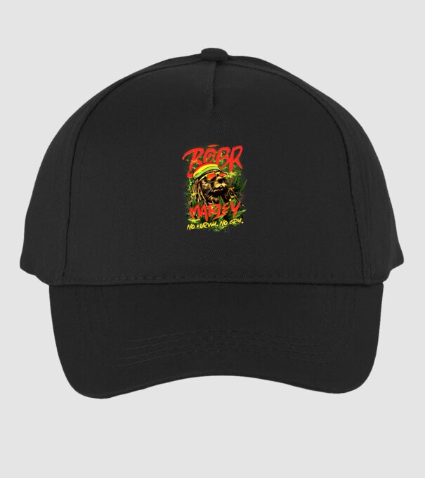 BÓBR MARLEY model negru pe tricou